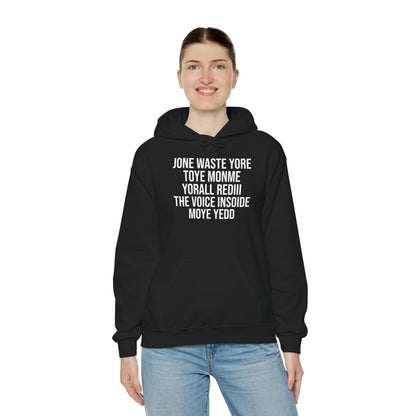 "I Miss You" Hoodie (Black)
