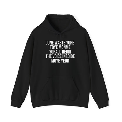 "I Miss You" Hoodie (Black)